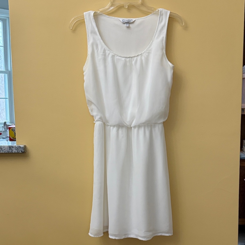 Speechless Sleeveless White Dress